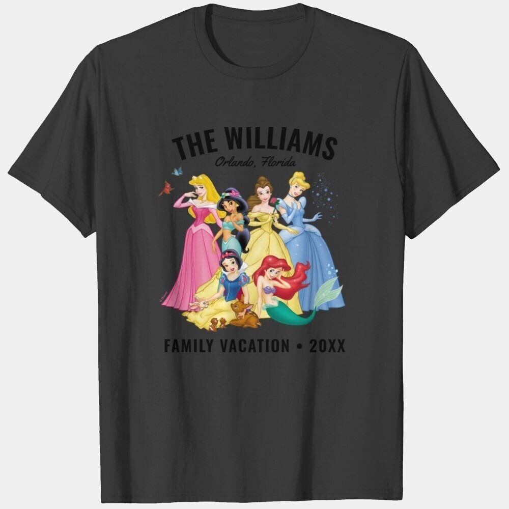 Disney Princess Family Vacation Matching Graphic T-Shirt